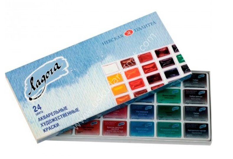 Ladoga Artist Tablet Suluboya 24 renk