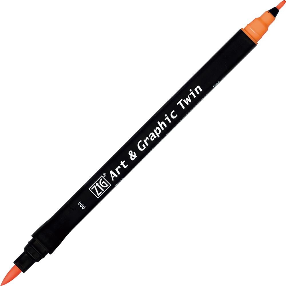 Zig Art & Graphic Twin Marker Çizim Kalemi 4 Orange