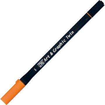 Zig Art & Graphic Twin Marker Çizim Kalemi 4 Orange