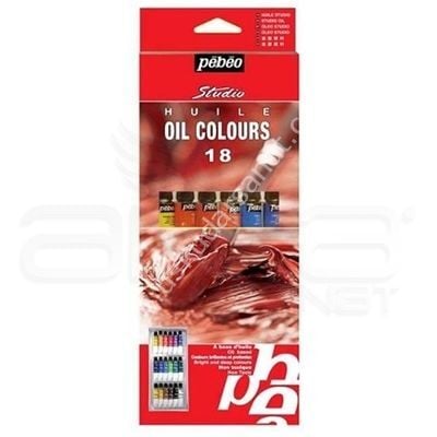 Pebeo Studio Yağlı Boya 12mlx18 li Set