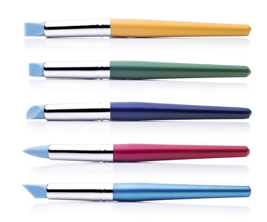 Kalın Kauçuk- Silikon Fırça Seti 5'li