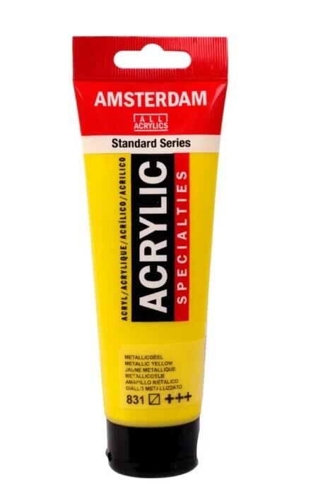Amsterdam Akrilik Boya 120ml Tüp METALLIC YELLOW 831