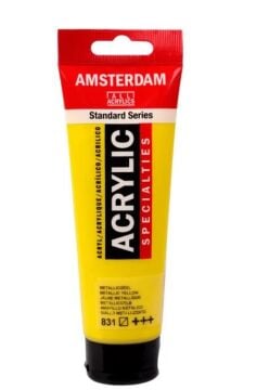 Amsterdam Akrilik Boya 120ml Tüp METALLIC YELLOW 831