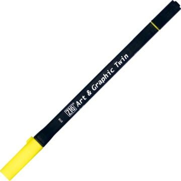 Zig Art & Graphic Twin Marker Çizim Kalemi 10 Light Yellow