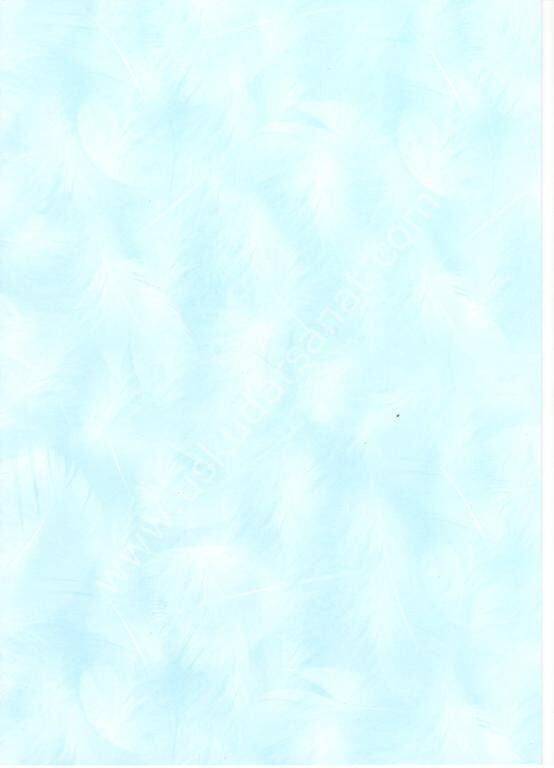 Kaligrafi Kağıdı A4 220gr 5 li Paket bulut mavi