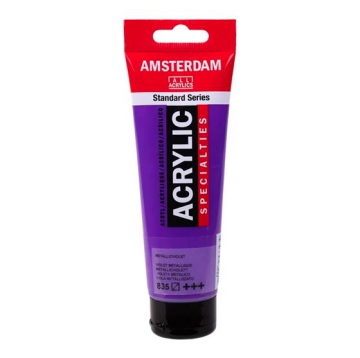 Amsterdam Standart Seri Metalik Akrilik Boya 120 ml Metallic Violet 835