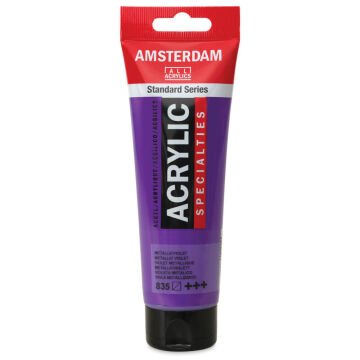 Amsterdam Standart Seri Metalik Akrilik Boya 120 ml Metallic Violet 835