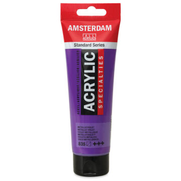 Amsterdam Standart Seri Metalik Akrilik Boya 120 ml Metallic Violet 835