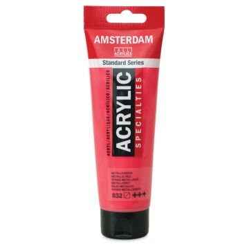 Amsterdam Standart Seri Metalik Akrilik Boya 120 ml Metallic Red 832