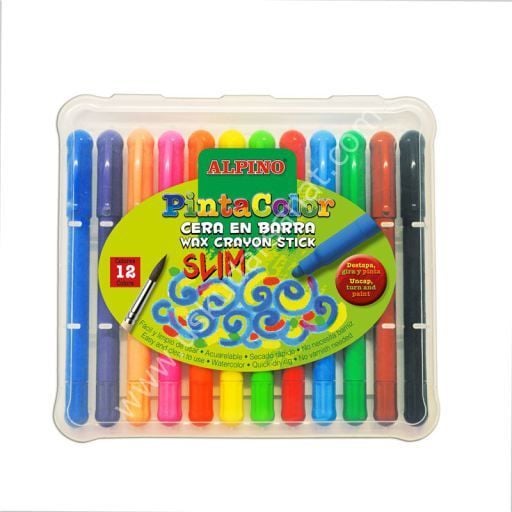 Çevirmeli Pastel Slim Pintacolor  12 Renk (PX 000112) Alpino