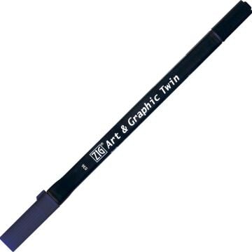 Zig Art & Graphic Twin Marker Çizim Kalemi 36 Indigo