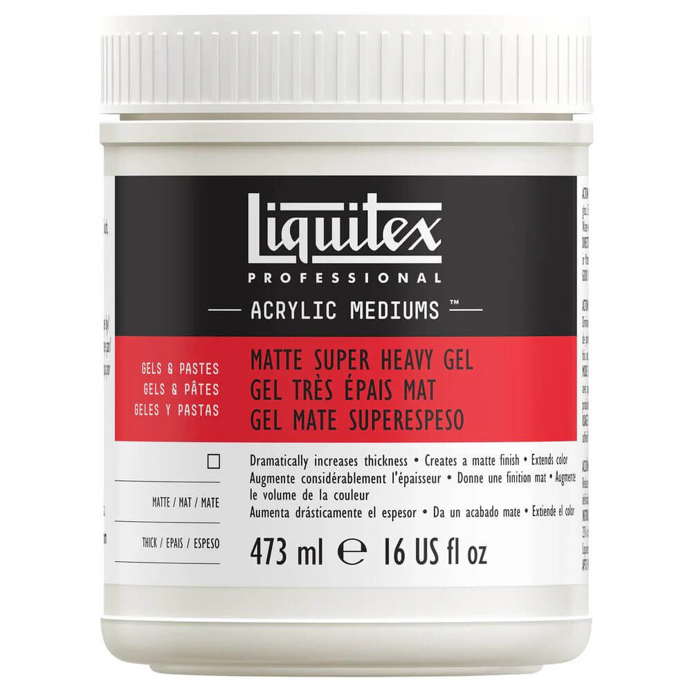 Liquitex Professional Matte Super Heavy Gel Akrilik Mat Süper Yoğun Jel 473 ml