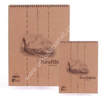 Kraft Çizim Bloğu 25X35 125gr 40 Yap.