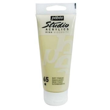 Pebeo Studio Akrilik Boya 100ml Tüp 65 Buff Titanium