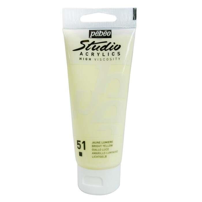 Pebeo Studio Akrilik Boya 100ml Tüp 51 Bright Yellow