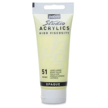 Pebeo Studio Yüksek Viskoziteli Akrilik Boya 100 ml Bright Yellow 51