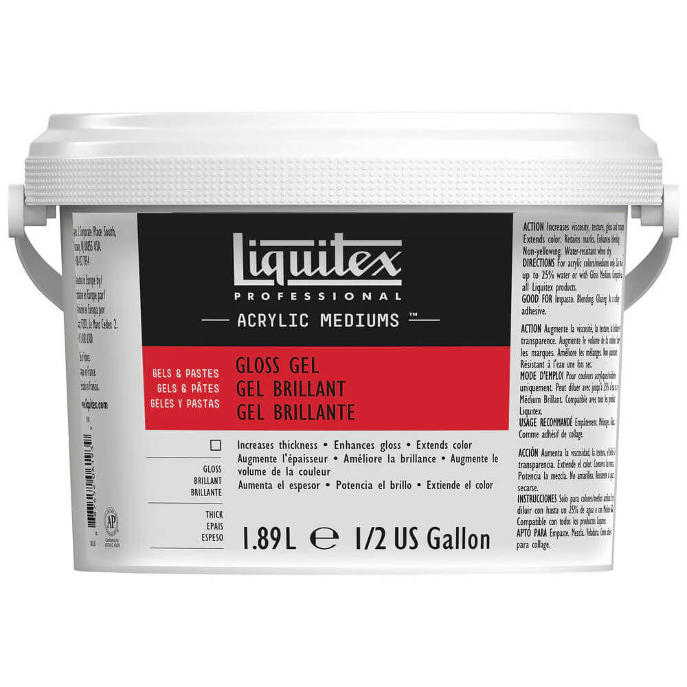 Liquitex Professional Gloss Gel Medium Akrilik Parlak Jel Medyumu 1.89 Litre