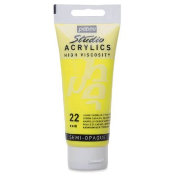 Pebeo Studio Yüksek Viskoziteli Akrilik Boya 100 ml Lemon Cadmium Yellow 22