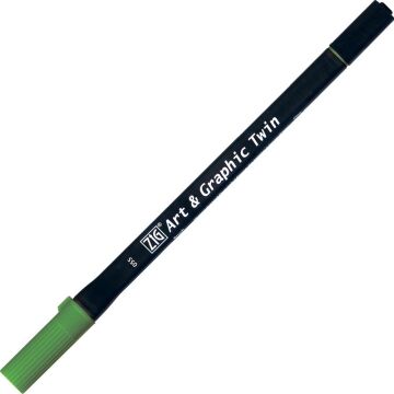 Zig Art & Graphic Twin Marker Çizim Kalemi 55 Green Earth