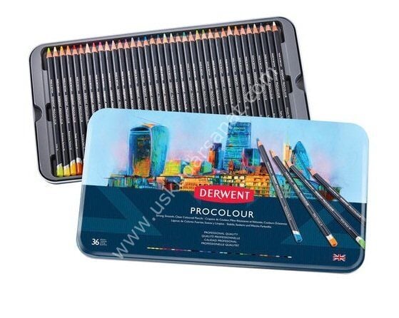 Derwent Procolour Boya Kalemi 36 Renk