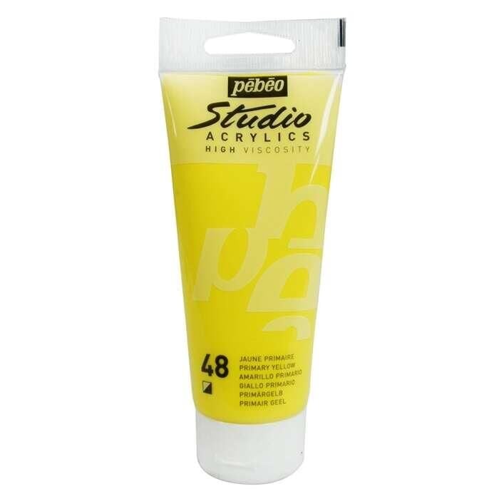 Pebeo Studio Akrilik Boya 100ml Tüp 48 Primary Yellow