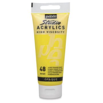 Pebeo Studio Yüksek Viskoziteli Akrilik Boya 100 ml Primary Yellow 48