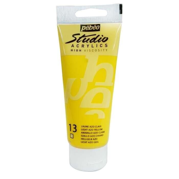 Pebeo Studio Akrilik Boya 100ml Tüp 13 Light Azo Yellow