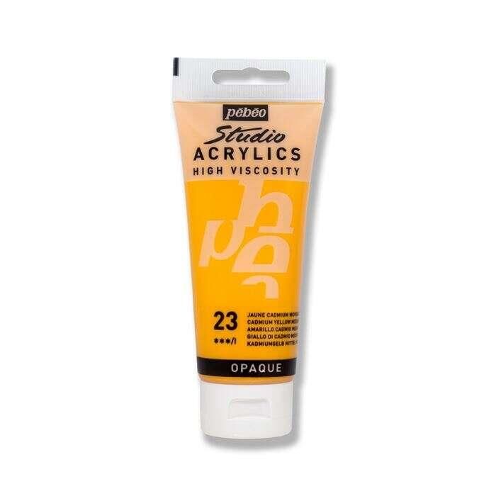 Pebeo Studio Akrilik Boya 100ml Tüp 23 Medium Cadmium Yellow