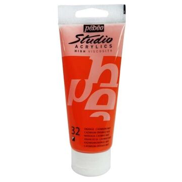 Pebeo Studio Akrilik Boya 100ml Tüp 32 Cadmium Orange