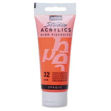 Pebeo Studio Yüksek Viskoziteli Akrilik Boya 100 ml Cadmium Orange Hue 32