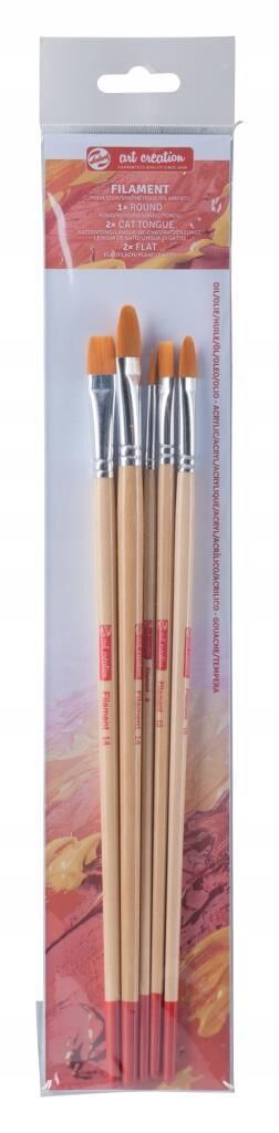Talens Art Creation Filament Akrilik Fırça Seti Uzun Saplı 9099235M