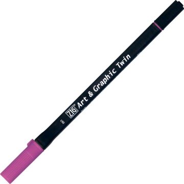 Zig Art & Graphic Twin Marker Çizim Kalemi 61 Dark Mauve