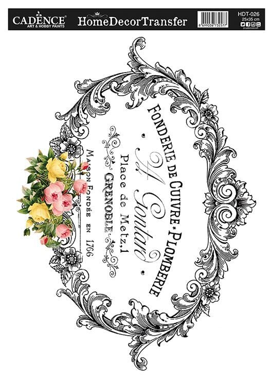 Cadence Home Decor Transfer 25x35 HDT-026