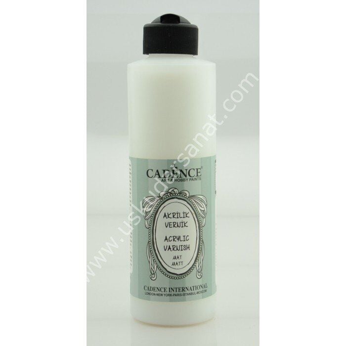 Cadence Su bazlı vernik 250ml  Mat