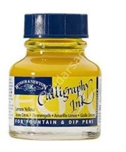 Winsor Newton Kaligrafi Mürekkebi Lemon Yellow 1111345