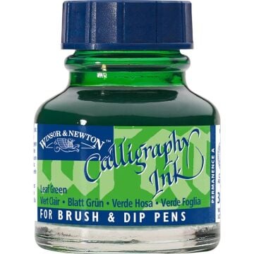 Winsor & Newton Kaligrafi Mürekkebi 30 ml Leaf Green 341
