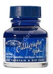 Winsor Newton Kaligrafi Mürekkebi Dark Blue 1111222