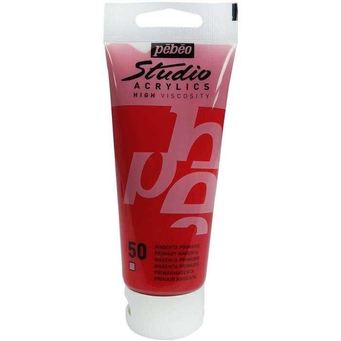 Pebeo Studio Akrilik Boya 100ml Tüp 50 Primary Magenta