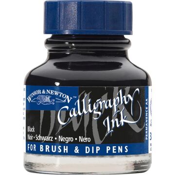 Winsor & Newton Kaligrafi Mürekkebi 30 ml Black 30