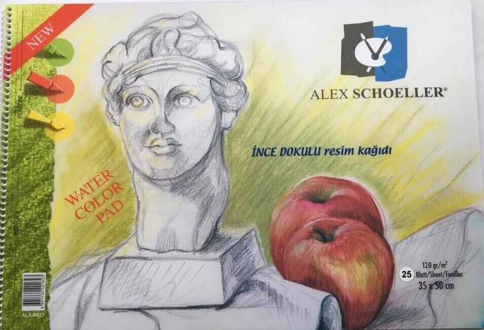 Alex Schoeller Resim Defteri 35x50 120 Gr.25 Syf.Şef.Spr.Kp