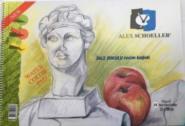 Alex Schoeller Resim Defteri 35x50 120 Gr.25 Syf.Şef.Spr.Kp