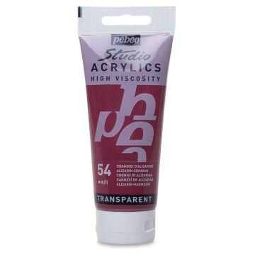 Pebeo Studio Yüksek Viskoziteli Akrilik Boya 100 ml Alizarin Crimson 54