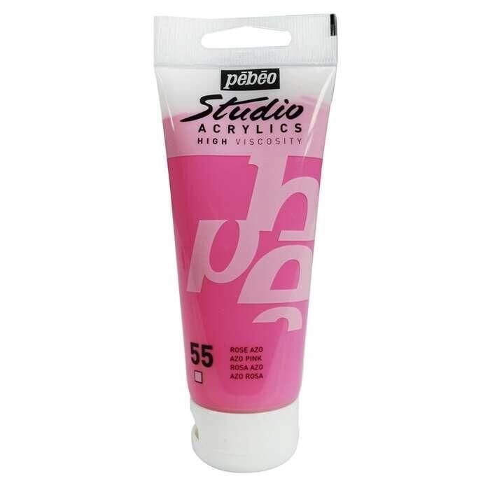 Pebeo Studio Akrilik Boya 100ml Tüp 55 Azo Pink