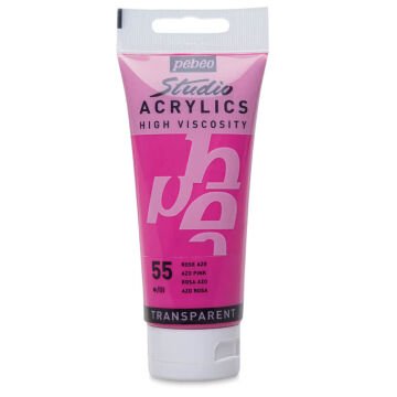Pebeo Studio Yüksek Viskoziteli Akrilik Boya 100 ml Azo Pink 55