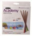 Derwent Academy Watercolour Pencils Aquarel Boya 24'li Karton Kutu