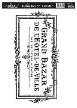 Cadence Home Decor Transfer 25x35 HDT-034