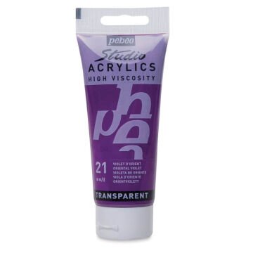 Pebeo Studio Yüksek Viskoziteli Akrilik Boya 100 ml Oriental Violet 21