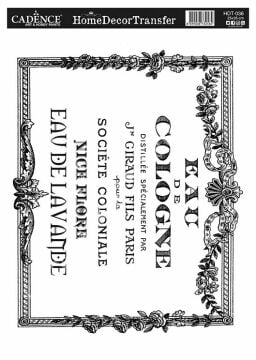 Cadence Home Decor Transfer 25x35 HDT-036