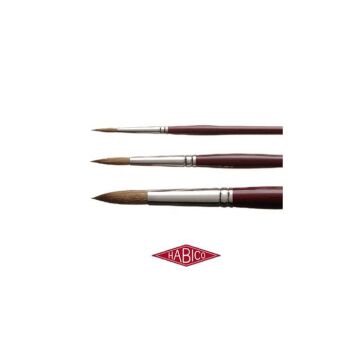 Habico 110 Serisi Yuvarlak Uçlu Samur Fırça No: 4