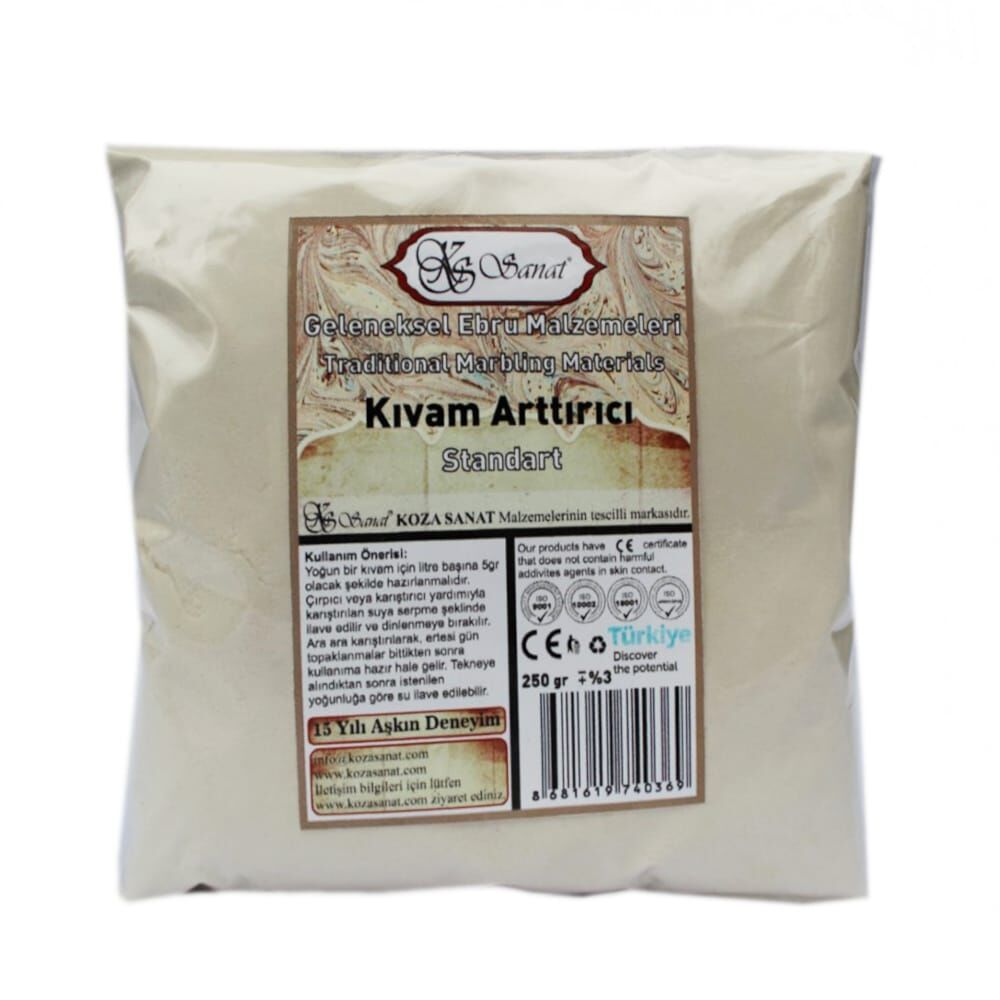 Koza Sanat Ebru Kıvam Arttırıcı Toz Kitre 250 gr
